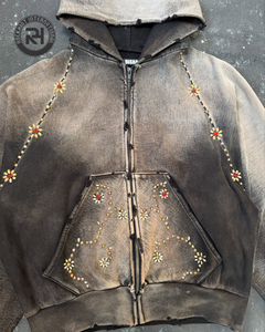 Sudadera con Capucha Extra Grande de Estilo Vintage con Lavado Ácido, Sudadera Personalizada 100% Algodón, Ropa Urbana Unisex, Venta al por Mayor, MOQ, Alta Calidad - Product Image 2