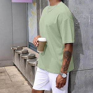 Camisetas Personalizadas para Hombre a la Moda, Precio de Fábrica, Calidad Superior, 100% Algodón, Hombros Caídos - Product Image 5