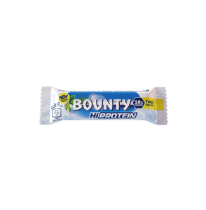 Cajas apilables para exhibición de barras de proteína Bounty al por mayor, 12x52g, para facilitar la comercialización en tiendas de alimentos saludables y gimnasios. - Product Image 1