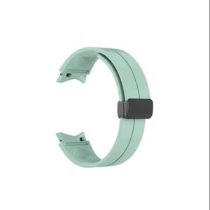 GL001 Light Green Unisex Galaxy Sports <b>Watch</b> Band Water-Resistant Soft Silicone Light Durable 20-22mm Stainless Steel Magnetic - Product Image 1