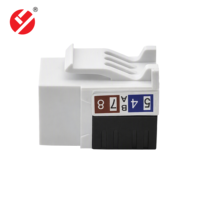 Connettore Keystone Cat6A/6/5E UTP RJ45 Modulo 110 IDC Tipo 90 Gradi per Cablaggio Strutturato
