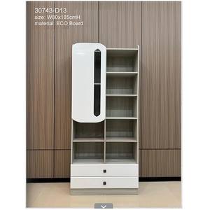 30743-D10 <b>Wooden</b> <b>Desk</b> & Bookshelf Cabinet - Product Image 2