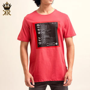 Camisetas de Manga Corta para Hombre, 100% Algodón, Tejido de Punto, Cuello Redondo, Estilo Vintage, Transpirables, Tallas Grandes, con Logotipo Personalizado - Product Image 2