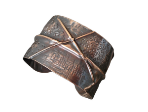 Pulsera de Cobre Puro Hecha a Mano en India, Diseño Africano 2027, con Forma Negra para Mujer, de Alta Calidad - Product Image 2