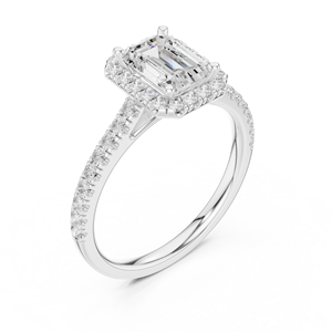 Bague en diamant imité brillant à géométrie délicate personnalisée pour fiançailles bagues en argent de mariage pour femmes bijoux - Product Image 3