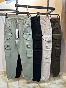 กางเกงคาร์โก้เอวกลางเอวสูงของผู้ชายยอดนิยมปรับแต่งสีได้น้ำหนักเบาผ้าใบคุณภาพสูงรุ่นล่าสุดที่เป็นทางการสำหรับ - Product Image 3