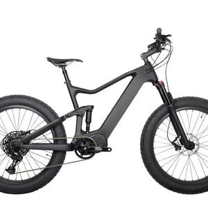 Nueva Bicicleta Eléctrica de Fibra de Carbono, Modelo M620, 1000W, 9 Velocidades, Frenos de Disco Hidráulicos, Suspensión Completa - Product Image 1
