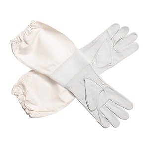 Guantes de apicultura transpirables personalizados para protección de apicultor, guantes de apicultura de cuero de alta calidad - Product Image 6