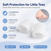 Manchons de protection et coussinets pour orteils, fabriqués en usine OEM, pour la correction des hallux valgus, des doigts en marteau, des callosités, des cors et des ampoules