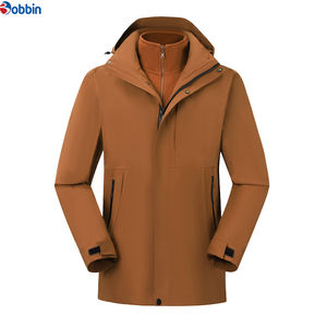 เสื้อแจ็คเก็ตขนแกะคุณภาพสูงแบบสั่งทำพิเศษ ทรงปกติ สำหรับผู้ชายและผู้หญิง เสื้อโค้ทซิปสำหรับฤดูหนาวและกิจกรรมกลางแจ้ง ผลิตจากผ้าโพลีเอสเตอร์/ไนลอน เนื้อผ้าสบายและให้ความอบอุ่น - Product Image 5