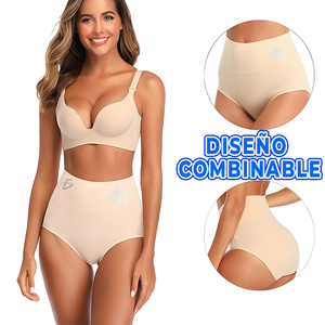 Intimo Sportivo da Donna a Vita Alta con Funzione Sollevamento Fianchi, Ricamo e Decorazione a Fiocco, Disponibile in Taglia XL Unica, Fornitura ODM - Product Image 2