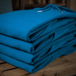 Alta calidad 460gsm 100% algodón polar Unisex hombres en blanco personalizable Logo Sudadera con capucha - Product Image 4