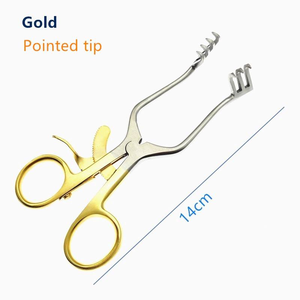 Écarteur à retenue automatique Surgiright Écarteur Weitlaner 14c/16cm 3*4 griffes 2 griffes Instruments de rétracteur chirurgical orthopédique - Product Image 1