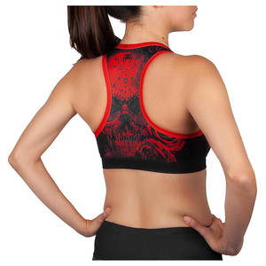 Sujetador Deportivo Antibacteriano con Estampado Digital, Elástico, de Nailon y Spandex, Transpirable, para Gimnasio, Fitness y Entrenamiento - Product Image 1