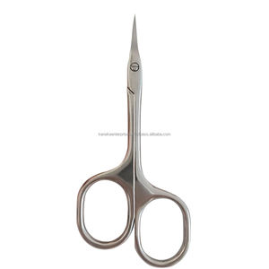 Ciseaux à ongles pliables en acier inoxydable, durables, tranchants, courbés, pour manucure, cuticules, outils professionnels de soins de beauté - Product Image 1