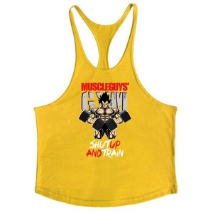 Débardeurs de sport respirants à col en V personnalisés avec logo pour hommes, séchage rapide, haute qualité, vêtements de fitness OEM en coton - Product Image 6