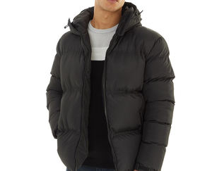 Chaqueta Acolchada con Estampado Gráfico para Hombre, Diseño Artístico Estético, Chaqueta de Invierno Acolchada con Cuello Alto, Ropa de Calle - Product Image 2