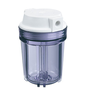 Boîtier de filtre à eau en plastique à osmose inverse manuel de 5 pouces pour usage commercial - Product Image 1