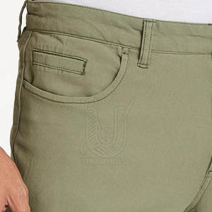 กางเกงชิโน่ผู้ชายสั่งตัดทรงตรง น้ำหนักเบา สไตล์ลำลอง เอวกลาง พร้อมโลโก้และตัวเลือกสีตามสั่ง - Product Image 4