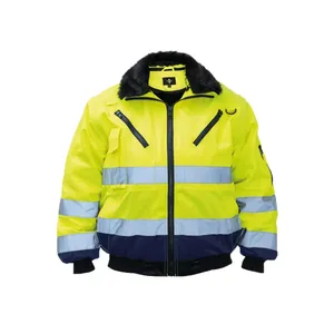 Oslo Custom Merchandising Hi-Vis <b>Pilot</b> <b>Jacket</b> Customizable Promotional Hoodie and Sweatshirt - Product Image 3