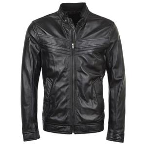 Chaqueta de Motociclista Retro Vintage de Cuero para Hombre, Ajustada, Personalizada, Estilo Urbano, Chaqueta de Motociclista, Ropa Exterior de Moda para Hombre - Product Image 1