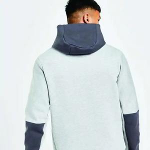 Ensemble de survêtement pour homme, veste de sport, jogging, fermeture éclair intégrale, tenue avec motif uni - Product Image 6