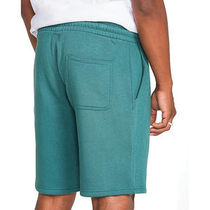 fleece <b>shorts</b> <b>men</b> cotton soft fabric elastic waist casual <b>lounge</b> summer comfort style - Product Image 3