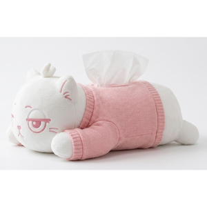 Boîte à mouchoirs en peluche de style américain avec un design pratique pour le rangement des mouchoirs - Product Image 1