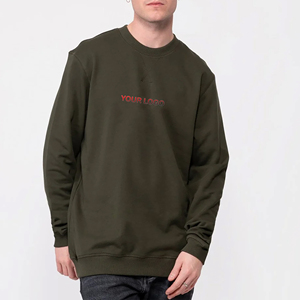 Top qualité 100% coton 400 GSM sweat à col rond haute qualité pull vêtements d'hiver respirant goutte épaule sweats à capuche pour hommes - Product Image 1
