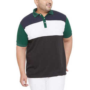 Logo personnalisé Vêtements décontractés Confortable Hommes Polo T Shirt Confortable 100% Coton Tissu Hommes Polo T Shirts - Product Image 1