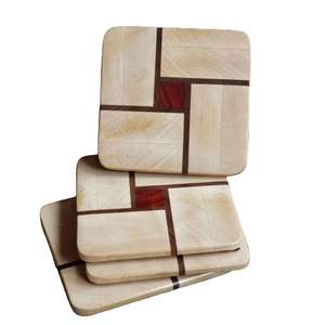 Posavasos de madera clásico y sostenible de alta calidad al por mayor para restaurantes y hoteles - Product Image 5