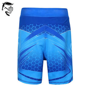 Pantalones cortos MMA con impresión de logotipo personalizado de alta calidad, ropa deportiva profesional de poliéster, servicio OEM al por mayor para artes marciales y boxeo - Product Image 3