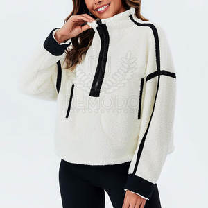 Sudadera de lana Sherpa de moda para mujer, cómoda para uso diario y al aire libre, sudadera de lana Sherpa - Product Image 6