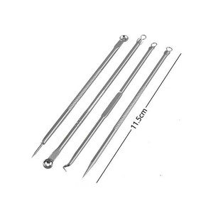 Kit de Eliminación de Puntos Negros Myrva con Herramienta Extractora de Acero Inoxidable para el Cuidado de la Piel del Rostro, Eliminación Efectiva de Espinillas y Puntos Negros, Modelo - Product Image 3