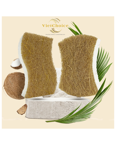 ฟองน้ำเช็ดทำความสะอาดครัวรูปสี่เหลี่ยมผืนผ้า ยี่ห้อ Vietchoice Hilda ผลิตจากใยมะพร้าว เป็นมิตรต่อสิ่งแวดล้อม ย่อยสลายได้ น้ำหนักเบา นุ่ม คุณภาพดี ราคาสุดคุ้ม - Product Image 6