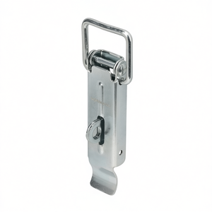 VORMANN Blue Zinc-Plated Steel <b>Toggle</b> Latch 110mm Height 37mm Width DIN 3133 Compliant Sealing Option for Cabinet Organizers - Product Image 3