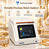 Analyseur XRF d'or pour l'analyse de la composition des bijoux en métaux précieux (Au, Ag, Pt, Pd) avec chambre de test de bureau intégrée