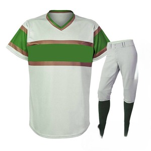 Best Quality Custom Polyester Men's Sportswear Youth Softball & <b>Baseball</b> Uniform <b>Set</b> Breathable & Plus Size OEM ODM Wholesale - Product Image 1