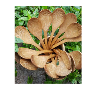 Cuillère en bois écologique artisanale de vente chaude avec couleur naturelle et forme personnalisée pour la cuisine et le thé - Product Image 2