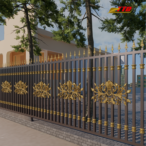 Cercado decorativo de acero hecho en Vietnam, ideal para mejorar el paisaje, la seguridad perimetral y el control de límites - Product Image 5