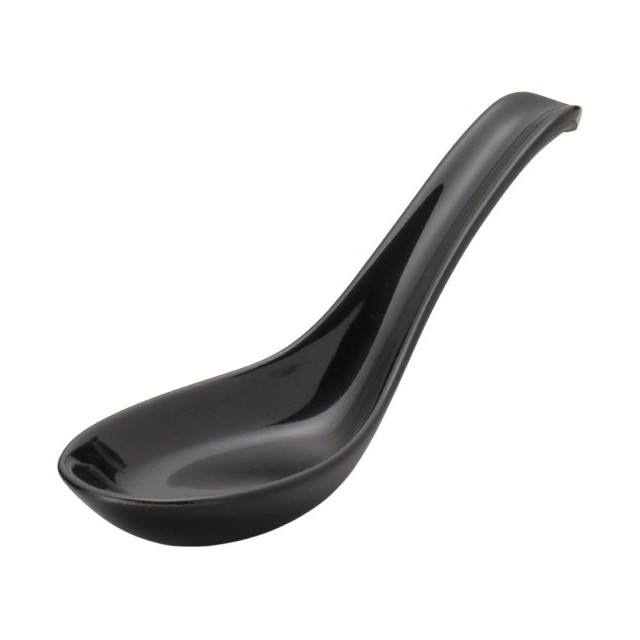 Renge Ceramic Spoon Large Black A