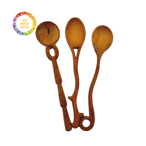 Cuchara de madera de haya, mango largo para mezclar café y té, herramientas de cocina ecológicas, proveedor de Vietnam - Product Image 3