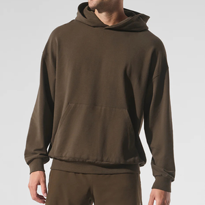 Sweat-shirt unisexe basique MOVATEXTILE, lourd, vierge, de haute qualité, lavage à l'acide, molleton technique personnalisé pour l'hiver, streetwear, sweat-shirt ample - Product Image 3