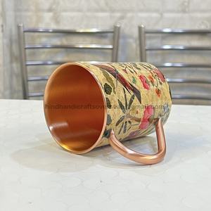 Tazas de mula de Moscú de cobre 100% con logotipo grabado, lo mejor para fiestas, taza de cobre, vasos de cobre, cócteles, cervezas - Product Image 2