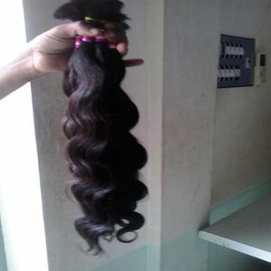 Exportateur de vrac en gros extensions de cheveux indiens Remy ondulés vierges bruts Double machine à trame sans enchevêtrement Double extrémités dessinées - Product Image 4