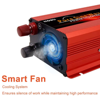 Convertisseur de courant HOULI DC 12V vers AC 220V 2000W monophasé 60Hz pour utilisation en voiture et à domicile, pour générateur