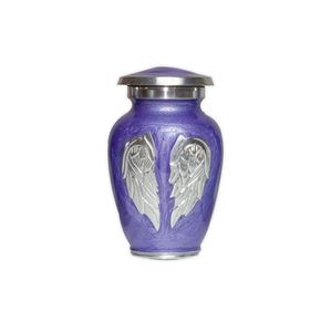 <b>Mini</b> Religious Antique Modern <b>Mini</b> Keepsake Aluminium Cremation <b>Urn</b> Enamel Printed Memorial <b>Ashes</b> Storage <b>for</b> Human Pet - Product Image 4