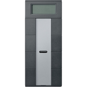 Per interruttori a parete SCHNEIDER ELECTRIC Anthracite System M MTN6214-0414 a 4 pulsanti con unità di controllo della temperatura ambiente - Product Image 1