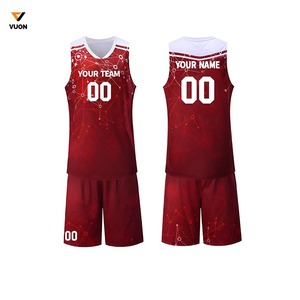 Personnalisé Personnalisable Pas Cher 100% Polyester Réversible Basketball Jersey Respirant Formation Basketball Uniforme Ensemble Pour Hommes - Product Image 1