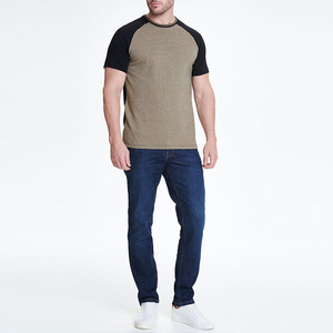 Camiseta de gimnasio de alta calidad para hombre, camisa deportiva de cuello redondo con logotipo personalizado, deportiva, de fitness, con OEM, venta al por mayor - Product Image 1